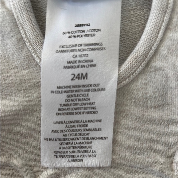 Disney Baby Grey Pooh Bear Hoodie 24m - Picture 3 of 7